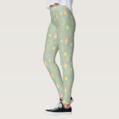 Leggings tranche de citron et motif de chat (Gauche)