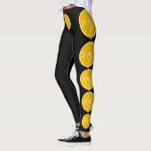 Leggings tranche de citron jaune vif (Gauche)