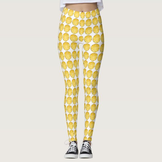 Leggings - Tranches d'ananas (Devant)