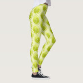 Leggings Tranches de chaux sur Jaune clair (Droite)