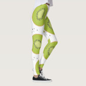 Leggings Tranches de fruits Kiwi, illustration transparente (Droite)