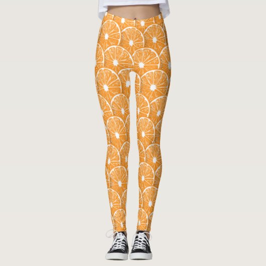 Leggings Tranches orange (Devant)