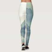 Leggings Tranquil Mountain Lake Serenity (Dos)