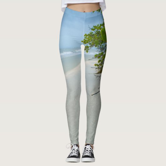 Leggings Tranquillité Sur L'Île De Sanibel (Devant)