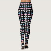 Leggings Transgender Hearts Pattern (Dos)
