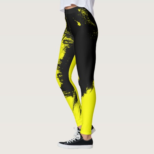 Leggings Travail en cours Jaune (Gauche)