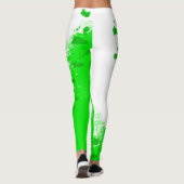 Leggings Travail en cours Vert (Dos)
