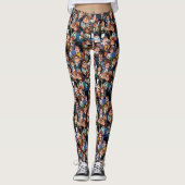 Leggings Travail stress noir (Devant)