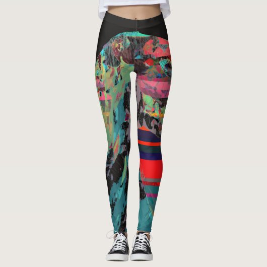 Leggings Travailler à un rêve (Devant)