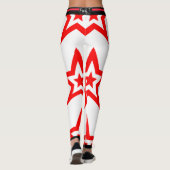 Leggings Travaillez dur. Jouez dur. Faites du sport encore  (Dos)