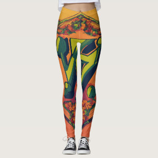 Leggings "Tray Bien" Nostalgique futuriste