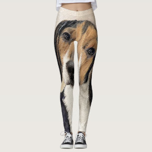 Leggings Treeing Walker Coonhound Peinture - Art original