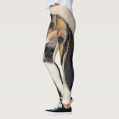 Leggings Treeing Walker Coonhound Peinture - Art original (Gauche)