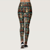 Leggings Treeing Walker Coonhound Saint-Valentin cœur (Dos)