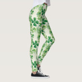 Leggings Trèfle à quatre feuilles Saint-Patrick (Droite)