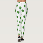 Leggings Trèfle de feuille de Patricks quatre de saint (Dos)