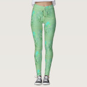 Leggings Trèfles brumeux (Devant)
