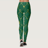 Leggings Trèfles Dorés, Ciel d'Émeraude (Dos)