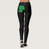 Leggings Trèfles verts de shamrocks d'Irlandais du jour | (Dos)
