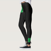 Leggings Trèfles verts de shamrocks d'Irlandais du jour | (Gauche)