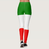 Leggings Trendy Italian Flag Workout (Dos)