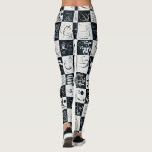 Leggings Trente, Abrégation Biomorphique - Kandinsky (Dos)