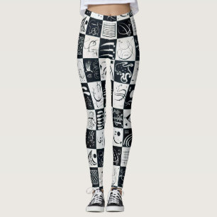 Leggings Trente, Abrégation Biomorphique - Kandinsky