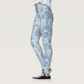 Leggings Trésors de plage en bleu (Gauche)