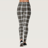 Leggings Triage Brown en chaîne de tartan blanc tessan (Dos)