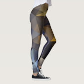 Leggings Triangle brillant vintage, texture diamant. (Droite)