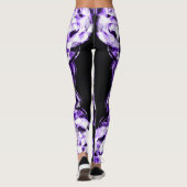 Leggings Triangle brillant violet ultra-violet électrisant (Dos)