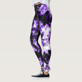 Leggings Triangle brillant violet ultra-violet électrisant (Gauche)