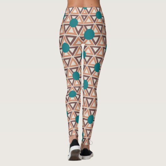 Leggings Triangle de surface composée (Dos)
