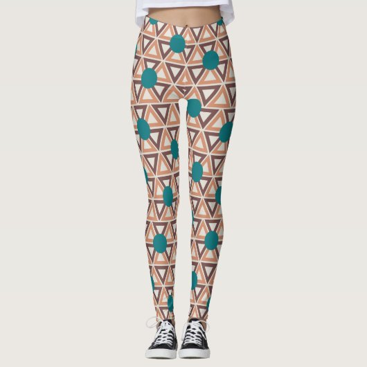 Leggings Triangle de surface composée (Devant)