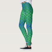 Leggings Triangle.Motif.shade.bleu.01 BG vert (Gauche)