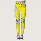 Leggings Triangle.Motif.shade.blue.01 BYellow BG (Devant)