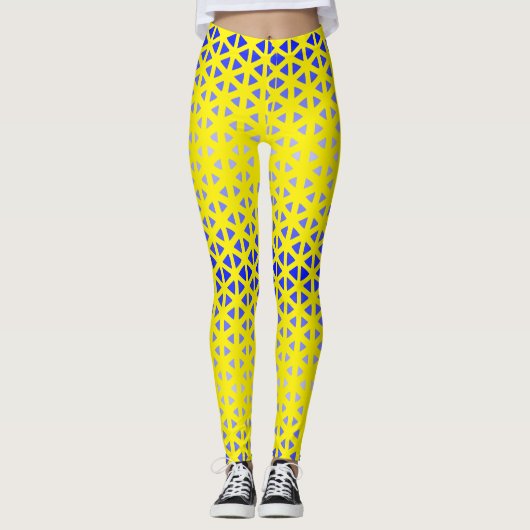 Leggings Triangle.Motif.shade.blue.01 BYellow BG (Devant)