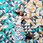 Leggings Triangle multicolore