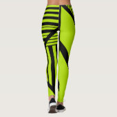 Leggings Triangle - Vert chaux (Dos)