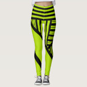 Leggings Triangle - Vert chaux (Devant)