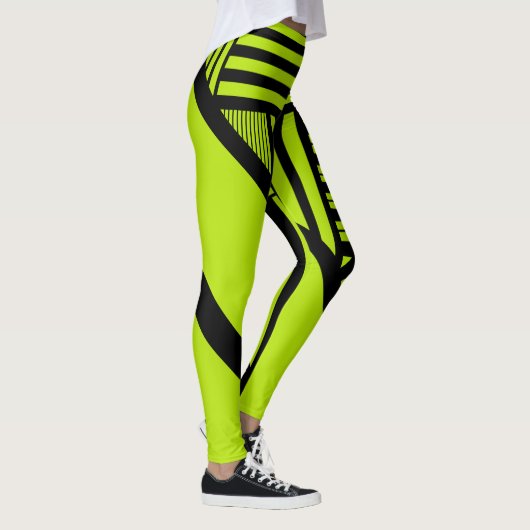 Leggings Triangle - Vert chaux (Droite)