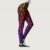 Leggings Triangles arc-en-ciel + lignes (Droite)