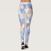 Leggings Triangles bleus doux (Dos)