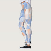 Leggings Triangles bleus doux (Gauche)