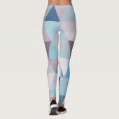 Leggings Triangles Bleus Mauve A (Dos)