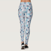 Leggings Triangles bleus mauve C (Dos)