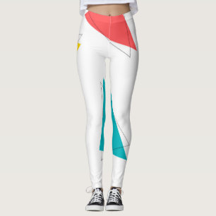 Leggings triangles Cool, uniques, à la mode, urbains color