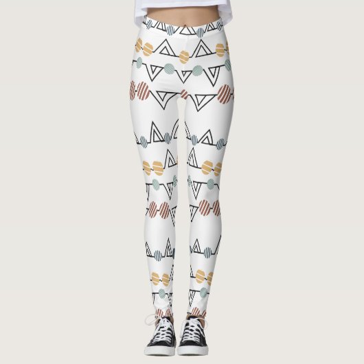 Leggings Triangles de Bauhaus (Devant)