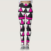 Leggings Triangles de couronne (Devant)
