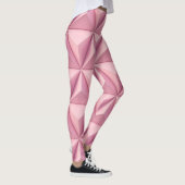 Leggings Triangles géométriques 3D : arrière - plan minimal (Droite)